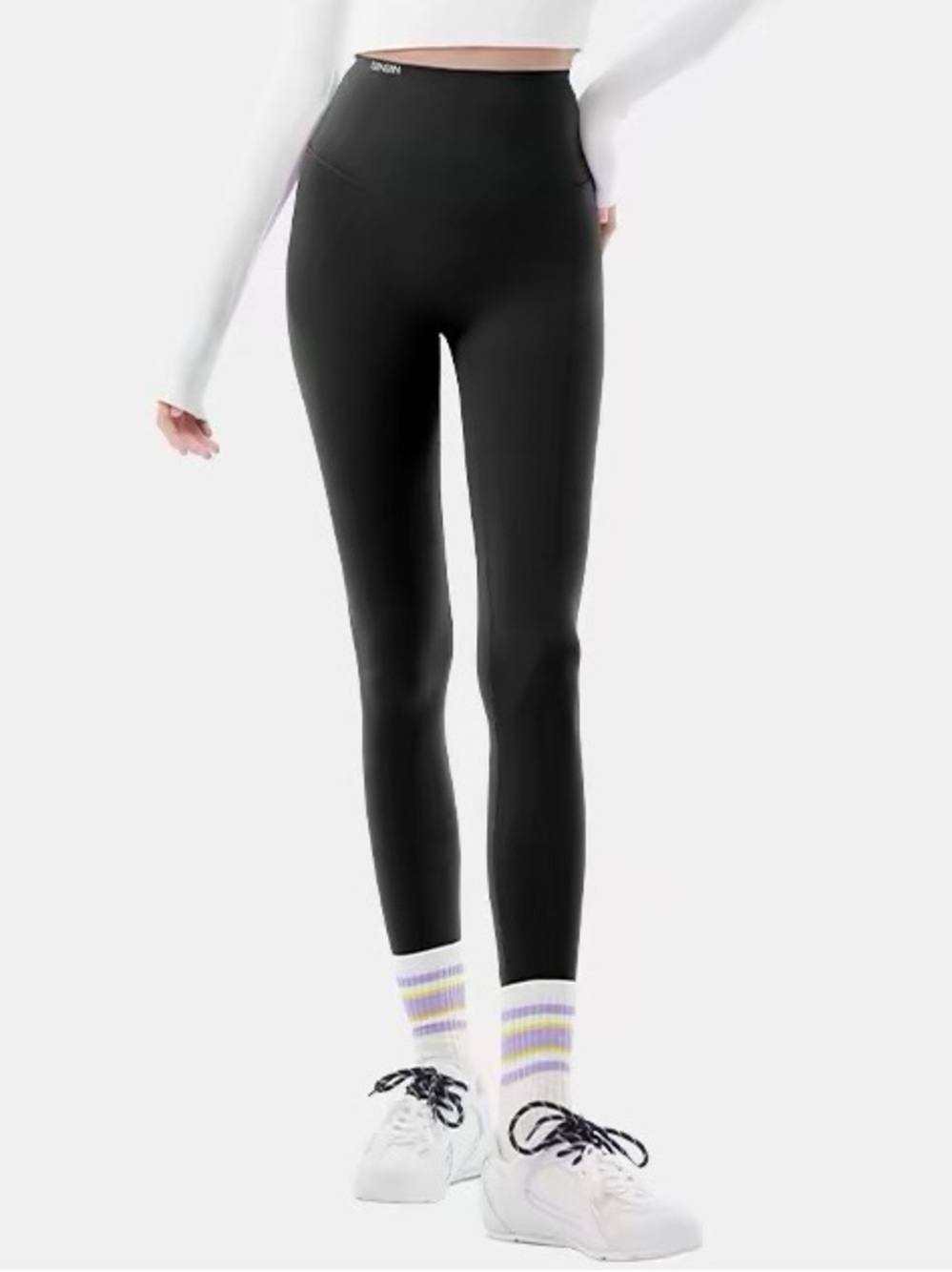Seamless High-Rise Black Leggings